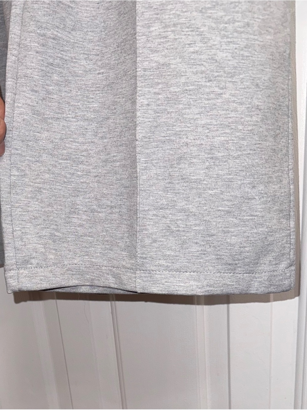 Women’s Heather Gray Wide-Leg Ponte Pants, 67 % Viscose, New with Tags! - Picture 6 of 10